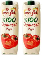 Meysu%100 Domates Suyu 1 Litre 2li paket