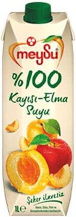 Meysu%100 Kayısı-Elma Meyve Suyu 1 Litre
