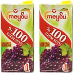 Meysu%100 Üzüm Suyu 1 Litre 2li paket