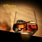 Mfacoy İçecek Bardağı Seti 8-4 Uzun Cam Bardak 500 ml ve 4 Kısa Sapsız Şarap Kadehi 368 ml, Highball Bardakları, Kokteyl, Bira, Şarap, Viski, Su ve Meyve Suyu İçecekleri için Cam Setleri