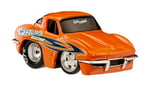 MGA Entertaintment CarTuned S3 1963 Chevy Corvette Stingray - Turuncu Pro Street Araba