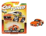 MGA Entertaintment CarTuned S3 1963 Chevy Corvette Stingray - Turuncu Pro Street Araba