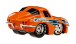 MGA Entertaintment CarTuned S3 1963 Chevy Corvette Stingray - Turuncu Pro Street Araba