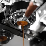 MHW-3BOMBER 58 mm Espresso Filtre Sepeti, 20g Çift Katmanlı Paslanmaz Çelik Yüksek Hassasiyetli Ekstraksiyon Portafilter Sepet Filtresi Çoğu 58 mm Portafiltreye Uyar, Ridged, FB5629-OS