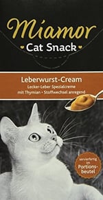 Miamor Leberwurst Cream Ciğerli Kedi Ödül Maması 6×15g (11 Adet)