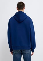 Miav Baskılı Kapüşonlu Mavi Sweatshirt 0S10001-70722