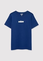 Miav Baskılı Lacivert Çocuk Tişört Regular Fit/Normal Kesim 6633270722