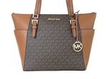 Michael Kors Charlotte Büyük Üst Fermuarlı Tote Çanta