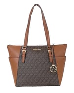 Michael Kors Charlotte Büyük Üst Fermuarlı Tote Çanta