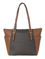 Michael Kors Charlotte Büyük Üst Fermuarlı Tote Çanta