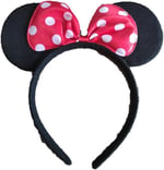Mickey -Mini Mouse Taç Fiyonklu Taç (Pembe)