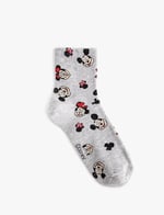 Mickey Mouse Soket Çorap Lisanslı Desenli
