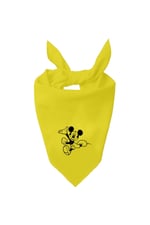 Mickey Mouse Tasarım Tek Renk Fular