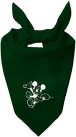 Mickey Mouse Tasarım Tek Renk Fular