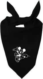 Mickey Mouse Tasarım Tek Renk Fular