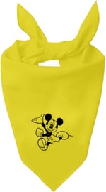 Mickey Mouse Tasarım Tek Renk Fular
