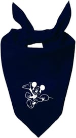 Mickey Mouse Tasarım Tek Renk Fular