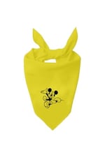 Mickey Mouse Tasarım Tek Renk Fular