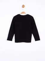 Mickey Uzun Kol Tshirt MC18356 Siyah