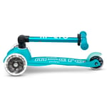 Micro Mini Scooter Deluxe Foldable 3 Tekerlekli Scooter LED Ocean Blue