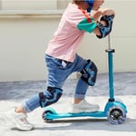 Micro Mini Scooter Deluxe Foldable 3 Tekerlekli Scooter LED Ocean Blue