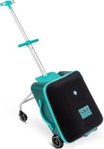 Micro Ride On Luggage Eazy Katlanabilir Scooter Bagaj Çanta Yeşil, 22 L Depolama, Seyahat ve El Bagajı için Uygun