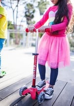 Micro Scooter Mini Micro Deluxe Red (Led) Mini Micro Deluxe Red Scooter, Çocuklar, Kırmızı, 2-5 yaş