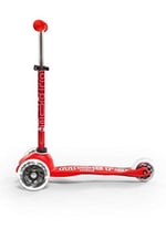 Micro Scooter Mini Micro Deluxe Red (Led) Mini Micro Deluxe Red Scooter, Çocuklar, Kırmızı, 2-5 yaş