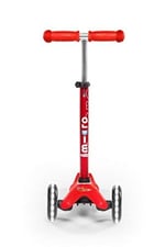 Micro Scooter Mini Micro Deluxe Red (Led) Mini Micro Deluxe Red Scooter, Çocuklar, Kırmızı, 2-5 yaş