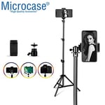 Microcase 3 Ayak Sabitleyici Alüminyum Cep Telefonu Kamera DSLR Tripodu 201 cm - AL2496 SİYAH