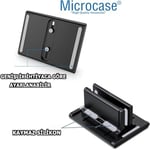 Microcase Ayarlanabilir Çok Amaçlı Telefon Tutuculu Laptop Notebok Macbook için Dikey Stand-AL4495 (Siyah)