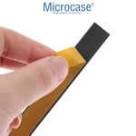 Microcase Kesilip Ayarlanabilir Silikon Aşınmaya Dayanıklı Ses Önleyici Bavul Valiz Teker Kılıfı Siyah -AL4830 8 Adet