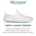 Microcase Unisex Kaymaz Taban Deniz Havuz Doğa Rafting Ayakkabısı Şeffaf Tasarım-AL4496 (Şeffaf, 46)