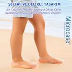 Microcase Unisex Kaymaz Taban Deniz Havuz Doğa Rafting Ayakkabısı Şeffaf Tasarım-AL4496 (Şeffaf, 43)