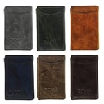 Microcase YB Collection Otomatik Mekanizmalı Kutulu Rfid Korumalı Para ve Kartlık Bölmeli Deri Cüzdan - AL3639 (Koyu Kahve)