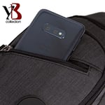 Microcase YB Collection Unisex Kulaklık Çıkışlı Çapraz Göğüs Sırt Çantası - Füme AL3631