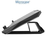 Microcase ZR608 Telefon Tutacaklı 6 Kademe Yükseklik Ayarlı 8 Fanlı Laptop Soğutucu - AL5211
