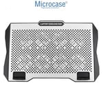 Microcase ZR608 Telefon Tutacaklı 6 Kademe Yükseklik Ayarlı 8 Fanlı Laptop Soğutucu - AL5211