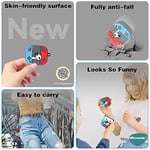 Microsonic Airpods 4.Nesil/ANC Kılıf Cartoon Figürlü Silikon Crtn-Fgr-Drth-Vdr [AirPods 4 ile Uyumlu Kılıf - Black] - Seçenekler: AirPods 1 / 2, AirPods Pro 2. Nesil, AirPods 3...