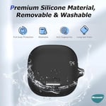 Microsonic Anker Soundcore Liberty 4 NC için Kılıf Askılı Mat Silikon Siyah [Soundcore Liberty 4 NC ile Uyumlu Kılıf - Siyah] - Seçenekler: Soundcore Liberty 4 NC, Soundcore Liberty 4 Pro...
