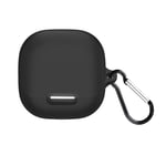 Microsonic Anker Soundcore Liberty 4 NC için Kılıf Askılı Mat Silikon Siyah [Soundcore Liberty 4 NC ile Uyumlu Kılıf - Siyah] - Seçenekler: Soundcore Liberty 4 NC, Soundcore Liberty 4 Pro...