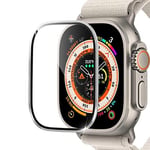 Microsonic Apple Watch Ultra Tam Kaplayan Cam Ekran Koruyucu V2 Gümüş [Watch Ultra ile Uyumlu Ekran Koruyucu - Gümüş]