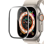 Microsonic Apple Watch Ultra Tam Kaplayan Cam Ekran Koruyucu V2 Gümüş [Watch Ultra ile Uyumlu Ekran Koruyucu - Gümüş]
