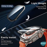 Microsonic Apple Watch Ultra Tam Kaplayan Cam Ekran Koruyucu V2 Gümüş [Watch Ultra ile Uyumlu Ekran Koruyucu - Gümüş]