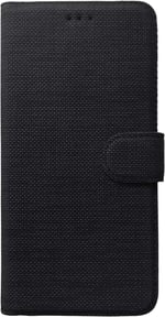 Microsonic General Mobile GM 21 için Kılıf Fabric Book Wallet Siyah [GM 21 ile Uyumlu Kılıf - Siyah]