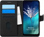 Microsonic General Mobile GM 21 için Kılıf Fabric Book Wallet Siyah [GM 21 ile Uyumlu Kılıf - Siyah]