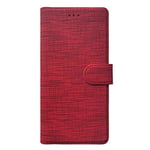 Microsonic Reeder P13 Blue Max Pro için Kılıf Fabric Book Wallet Kırmızı [P13 Blue Max Pro ile Uyumlu Kılıf - Kırmızı]