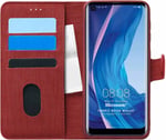Microsonic Reeder P13 Blue Max Pro için Kılıf Fabric Book Wallet Kırmızı [P13 Blue Max Pro ile Uyumlu Kılıf - Kırmızı]