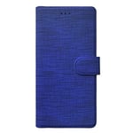 Microsonic Reeder P13 Blue Max Pro Lite için Kılıf Fabric Book Wallet Lacivert [P13 Blue Max Pro Lite ile Uyumlu Kılıf - Lacivert]