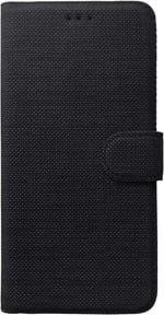 Microsonic Xiaomi Poco X3 GT için Kılıf Fabric Book Wallet Siyah [Poco X3 GT ile Uyumlu Kılıf - Siyah]